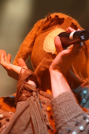 Brazilian Girls' Sabina Sings in Her Rabbit Costume
