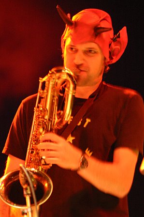 Skerik Plays Saxophone