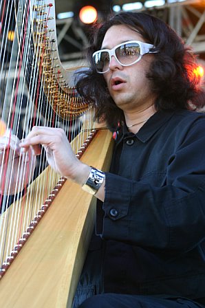 Harpist with The Polyphonic Spree