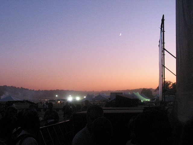 Moonrise over The Echo Project