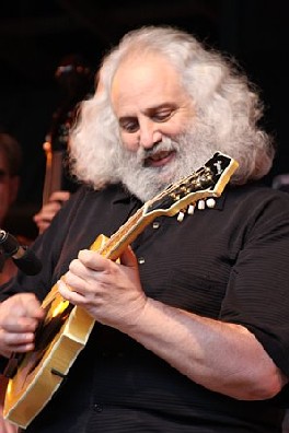 David Grisman Smiles While Performing with His Quintet